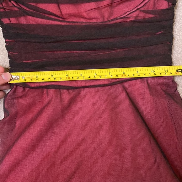 BCBGMAXAZRIA black pink tulle lace dress (S-M) Avril Lavigne pop punk style - Picture 15 of 17